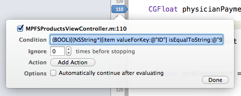 Xcode LLDB Tutorial: Conditionals